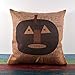 45x45cm Vintage Lantern Cartoon Pumpkin Skull Cushion Covers Pillow Cases with Free Placemat Halloween All Hallows' Eve