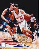 Brent Barry Autographed Los Angeles Clippers 8x10 Photo