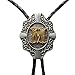 Scheppend Classical Gold Plated Capital Letters Western Cowboy Bolo Tie, Letter M