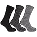 Universal Textiles Mens Thermal Non Elastic Wool Blend Socks (2.1 Tog) (Pack Of 3)
