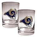 St. Louis Rams Rocks Glass Set - Clear