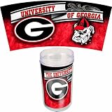 NCAA Georgia Bulldogs 16-Ounce 4-Pack Tumblers