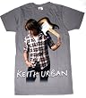 Keith Urban Photo with Guitar Grey T-shirt