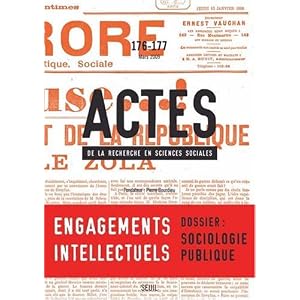 Actes De La Recherche En Sciences Sociales by 