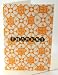 old school stationers tropical orange thank you letterpress noteset