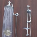 Atlantis 7 Brushed Nickel Rain Shower Faucet System
