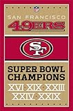 San Francisco 49ers Champions Football Poster