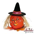 8" Scarecrow Pumpkin By Annalee