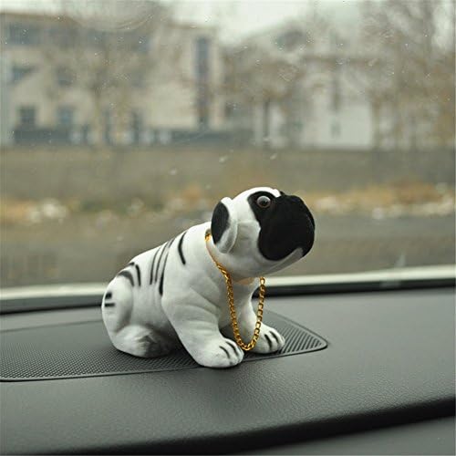Lucky Beth Creative Car Shaking Head Dog Ornaments Cute High-grade Car Accessories Car Cartoon Doll Ornaments