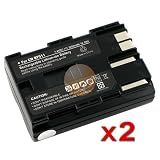 2 PACK 2000mAh Battery for Canon BP-511A BP-511 BP511 [Camera]