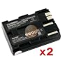 2 PACK 2000mAh Battery for Canon BP-511A BP-511 BP511 [Camera]