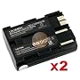 2 PACK 2000mAh Battery for Canon BP-511A BP-511 BP511 [Camera]