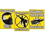 Paintball Safety Warning Signs