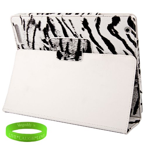 Polyurethanes Leather Smart iPad 3 Tiger Cover 