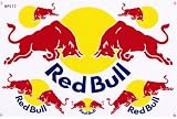 Blue Logo - Red Bull 6 Pieces - Die-cut Stickers