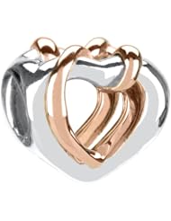 Authentic Chamilia Charm "Entwined Hearts" KC-79