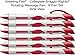 Greeting Pen University of Arkansas Braggin' Rights Pen Set, 6 Pens with Rotating Messages (20505)