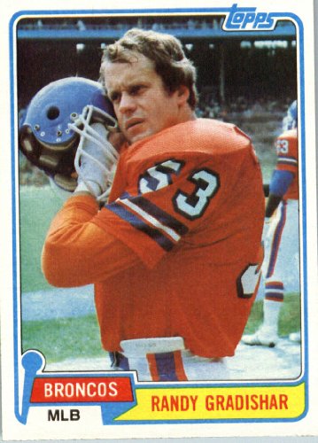 1981 Topps # 116 Randy Gradishar Denver Broncos Football Card - In Protective Screwdown Display Case!