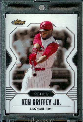 2007 Topps Finest #70 Ken Griffey Jr. Baseball Card Cincinnati Reds - Mint Condition - Shipped In Protective Display Case !!