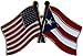 Flagline Puerto Rico ~ Friendship Lapel Pin