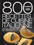 800 recettes de cuisine italienne