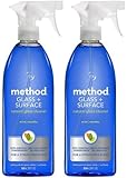Method Natural Glass + Surface Cleaner - Mint - 28 oz - 2 pk