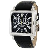 Stuhrling Original Men's 149B2.33151 Lifestyle 'Manchester' Square Swiss Chronograph Watch