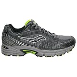 Saucony Men’s Grid Cohesion TR4 Trail Running Shoe,Black/Citron,9 M US
