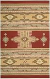 3' x 5' Rectangular by Nourison Rugs Dakota Collection DA05-RED