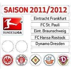 DFL Updateset 2. Bundesliga, 14,5 cm x 22cm, FD-DFL-UP-2.11