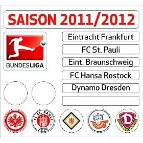 DFL FD-DFL-UP-2.11 - Kit magnets mise � jour nouvelle saison "2. Bundesliga" - 14,5 cm x 22 cm