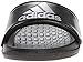 adidas Performance Voloomix XJ Slide Sandal,Black/Silver/Black,4 M US Big Kid