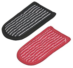 Lodge Striped Hot Handle Holders/Mitts, Set of 2