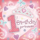 First Birthday Princess Beverage Napkins Value Pack 36