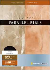 KJV/Amplified Parallel Bible, Large Print (King James Version): Zondervan: 9780310921288: Amazon ...
