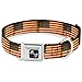 Buckle Down Seatbelt Buckle Dog Collar - Vintage US Flag Repeat - 1
