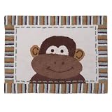 Sumersault Jungle Faces Rug