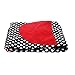 CFHKStore Pocket Polka Apron Ruffle Dot Canvas Style Cooking Uniform Smart Adorable