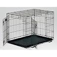 Midwest Life Stages Double-Door Folding Metal Dog Crate, 36 Inches by 24 Inches by 27 Inches