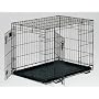 Midwest Life Stages Double-Door Folding Metal Dog Crate, 36 Inches by 24 Inches by 27 Inches