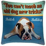 British Bulldog Dog Cushion - Martin Wiscombe Cushions