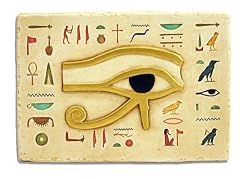 Eye of Horus Oudjat Wedjat Egyptian Relief, Color Details