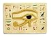 Eye of Horus Oudjat Wedjat Egyptian Relief, Color Details
