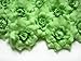 (24) Silk Light Green Roses Flower Head - 1.75