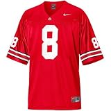 Nike Ohio State Buckeyes Youth #8 Replica Football Jersey - Scarlet (Medium)