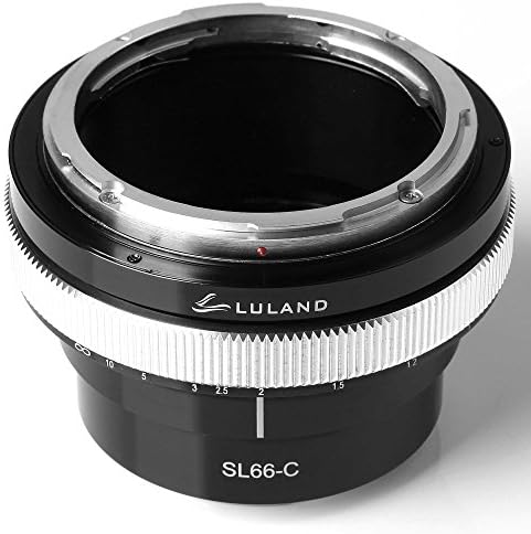 Luland Manual Lens Mount Adapter for Rolleiflex/Rollei SL66 Lens to Canon EF SL66-C