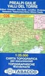 Prealpi Giulie. Valli del Torre 1:25.000