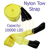 5 Ton Nylon Tow Strap Rope Tie Down 10,000 LBS 4 x 25' Length by Generic