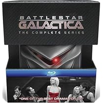 Battlestar Galactica: The Complete Series (with Collectible Cylon) [Blu-ray]