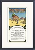 IMAGE OF Framed Prints of Ready made Farms in Western Canada Poster from Mary Evans